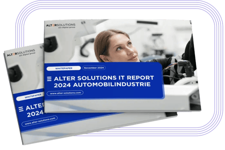 Cover des Whitepapers über Trends und Herausforderungen der Automobil-IT in Deutschland