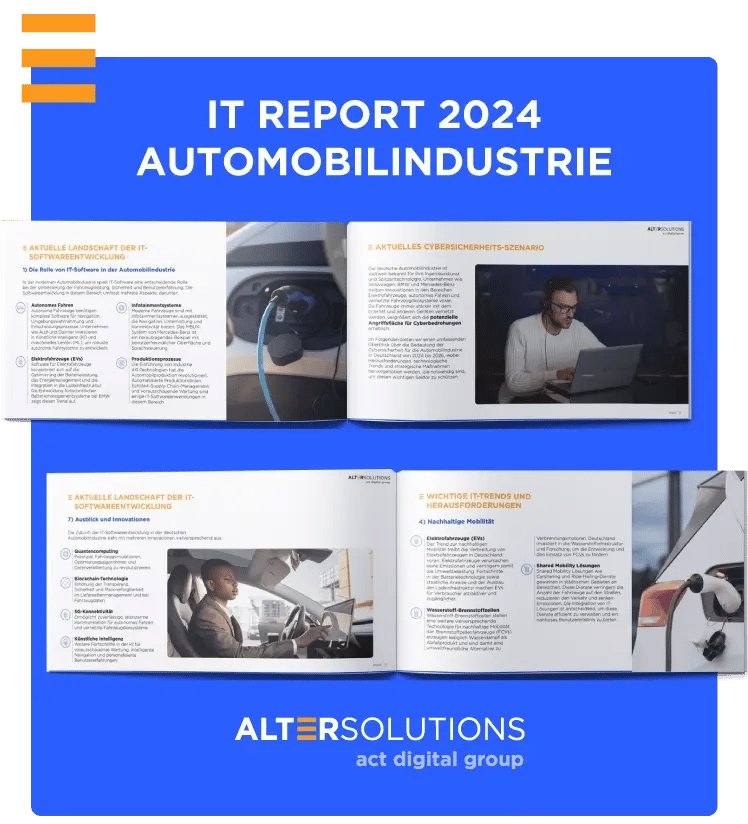 Seiten des Whitepapers über Trends und Herausforderungen der Automobil-IT in Deutschland